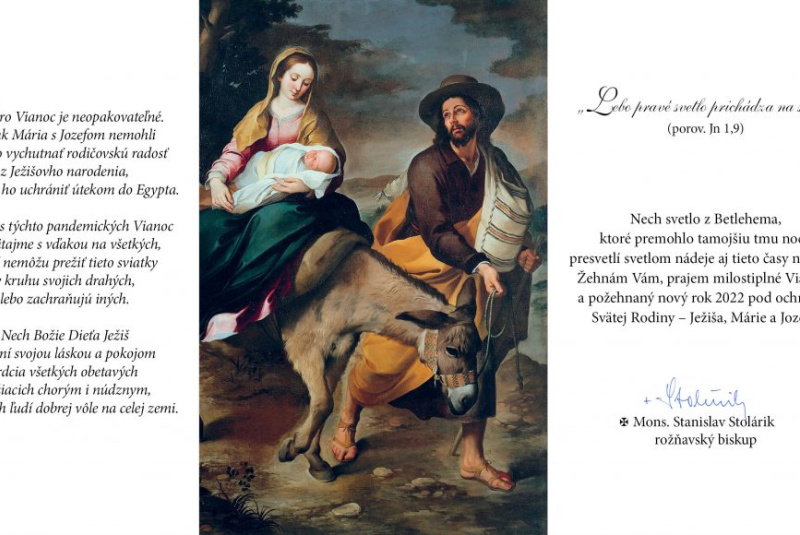 Oznamy / Publikácie / Vianočný pozdrav otca biskupa Mons. Stanislava Stolárika - foto Oznamy / Publikácie / Vianočný pozdrav otca biskupa Mons. Stanislava Stolárika - foto
