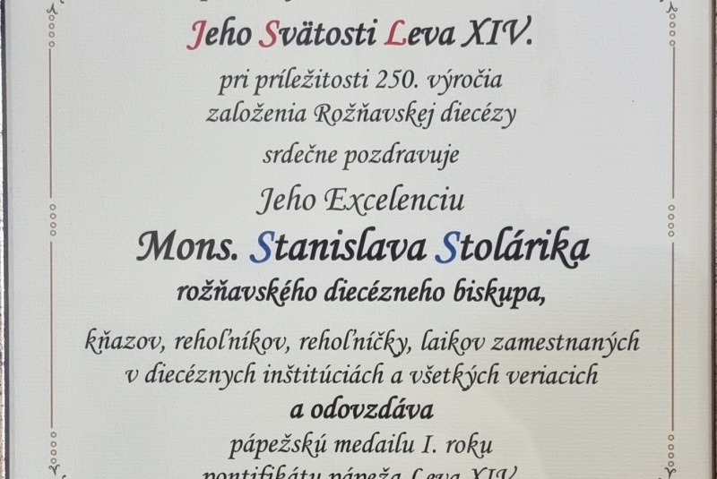 Oznamy / Publikácie / Slávnosť 250. výročia vzniku Rožňavskej diecézy - foto Oznamy / Publikácie / Slávnosť 250. výročia vzniku Rožňavskej diecézy - foto