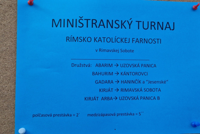 Oznamy / Publikácie / Miništrantský futbalový turnaj v Malohontskom dekanáte - foto