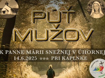 Pozvánka - Púť mužov na Úhornú - 14. jún 2025