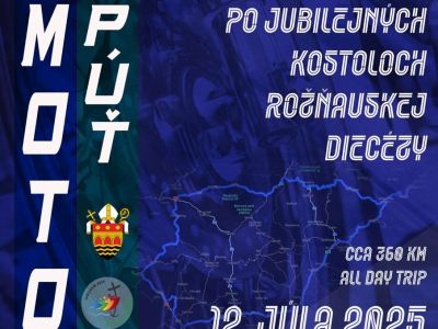 Moto púť po jubilejných kostoloch Rožňavskej diecézy - 12. júl 2025