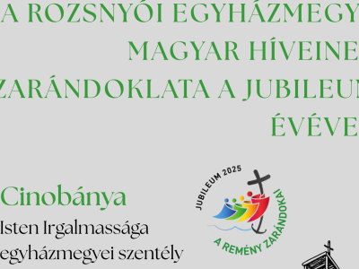 Pozvánka - púť maďarsky hovoriacich veriacich - Cinobaňa - 11. október 2025