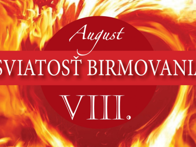 8. katechéza o sviatosti birmovania na mesiac - august